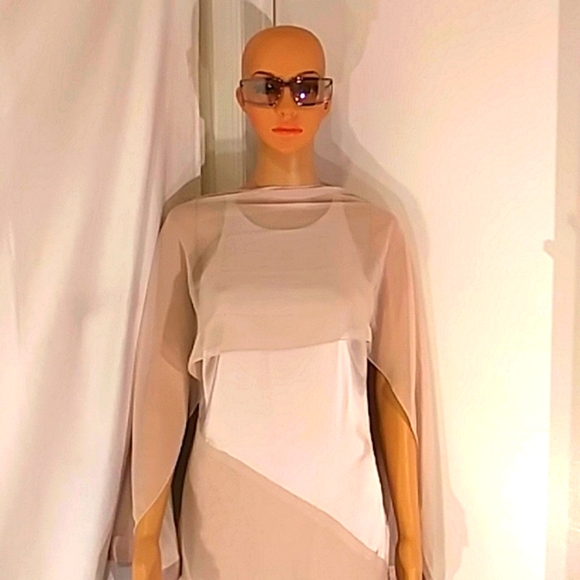 🔥NWT Chris Mclaughlin Formal Scarf Dress - Picture 15 of 16